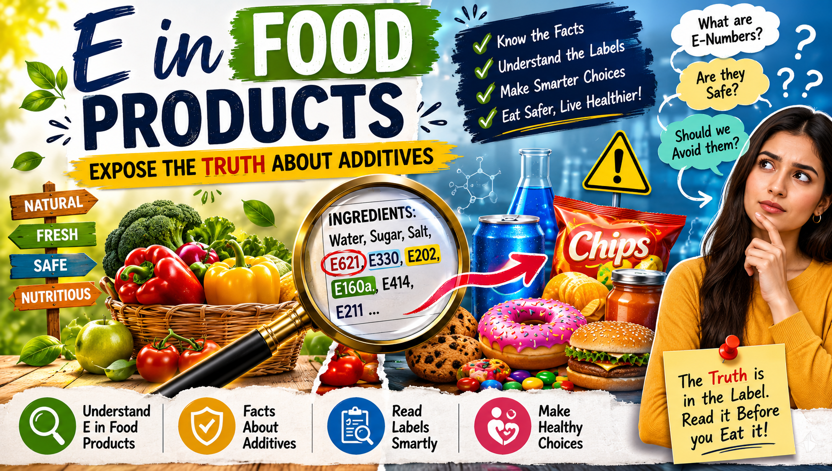 E in food products expose the truth about additives and make healthier food choices